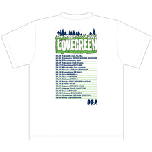 Load image into Gallery viewer, PEG①LOVEGREEN tour T-shirt
